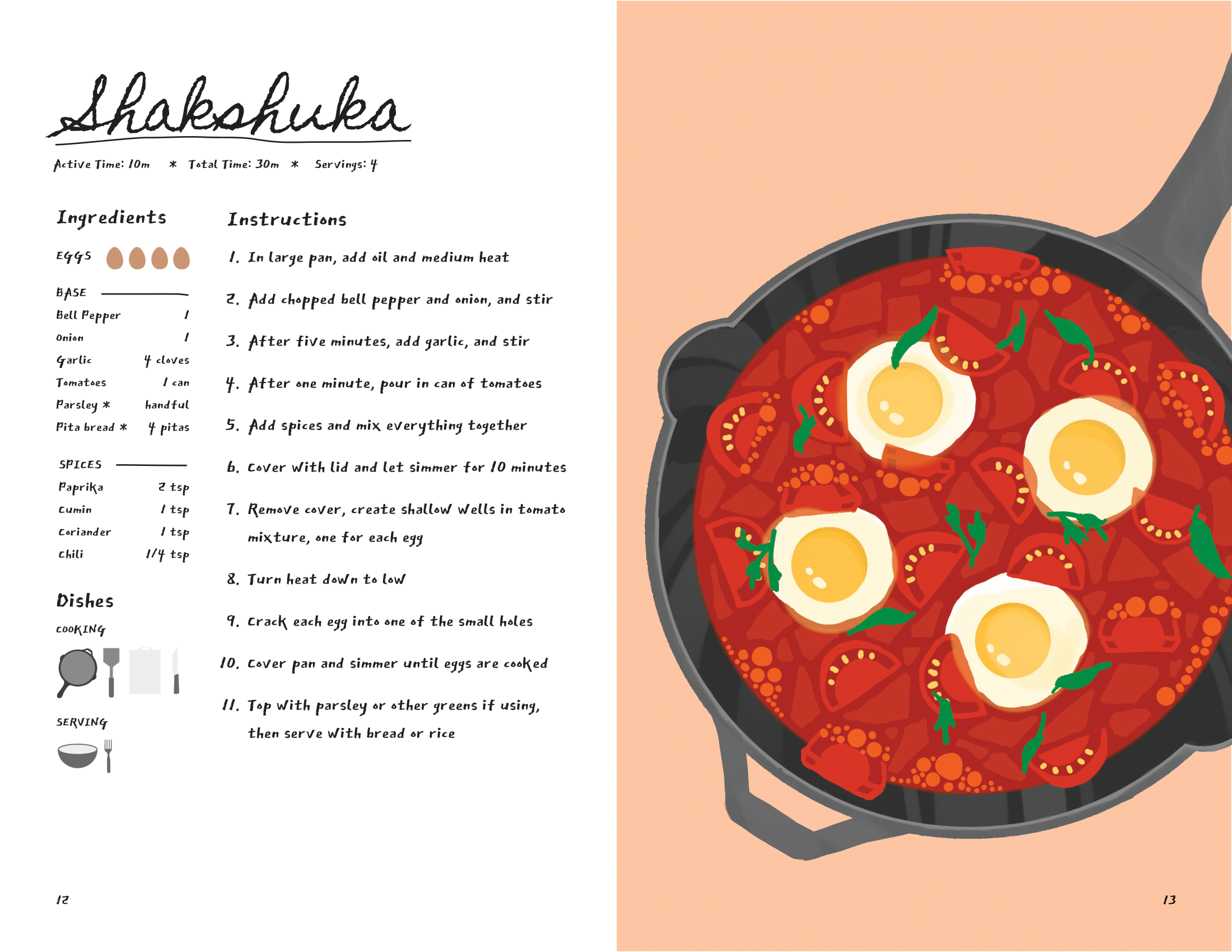 Recipe for Shakshuka