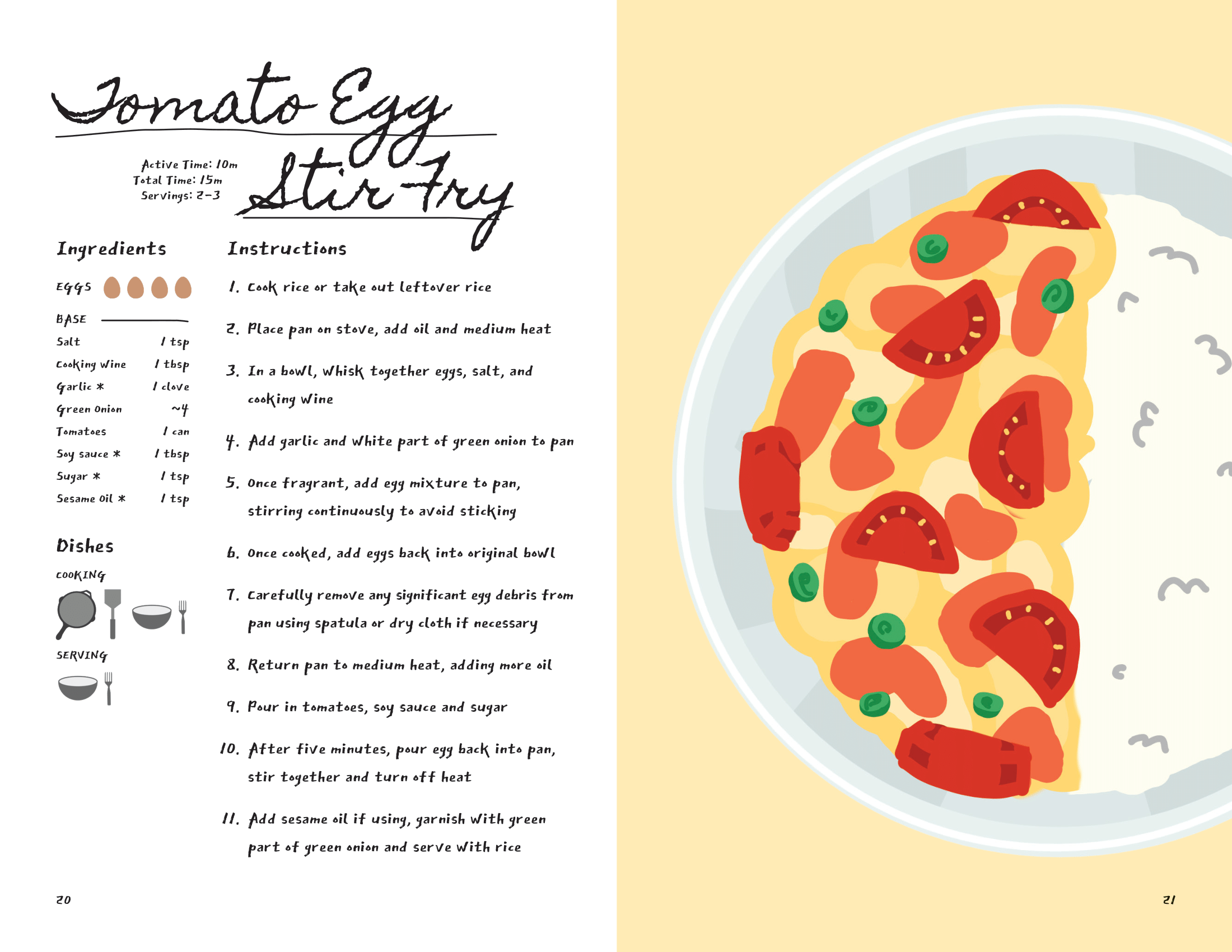 Recipe for Tomato Egg Stir Fry